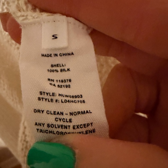 Helmut Lang Open Knit Sweater | Cream Lightweight Minimalist Pullover - Picture 5 of 7